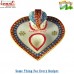 Marble Ganesha Puja Thali with Deepak - Hand Painted and Kundanwork Indian Gifts