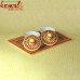 Marble Tray & Dry Fruit Container with Embossed and Kundan work Wedding Gift Favors