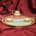 Elegant Puja Thali - Marble and Kundanwork Puja Thali Wedding Gifts Decoration