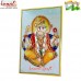 Ganesha Miniature Painting On Marble Tile