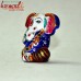 Vibrant and Colourful Meenakari (Enamel Work) Ganesha