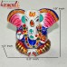 Vibrant and Colourful Meenakari (Enamel Work) Ganesha