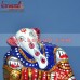 Resting Tiny Ganesha - Colourful Meenakari (Enamel) Work Ganesha Wedding Favors