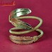 Palm Leaf Brass Golden Handmade Napkin Rings Home Wedding Table Decoration