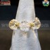 Conical Crystal Beads Handmade Napkin Ring