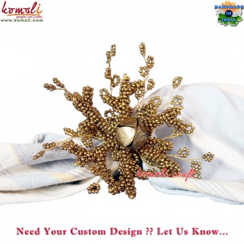 Bells and Beads Decorative Wedding Handmade Napkin Ring