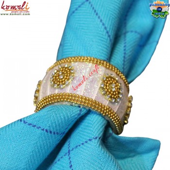 Indian Ethnic Design Band Shape Wedding Napkin Ring