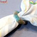 Band Style Round Beaded Knitted Napkin Ring