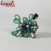 Turquoise Flower Fine Beaded Handmade Napkin Ring