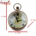 Retro Vintage Design Pocket Watch Collectible Ball Shape Clock and Compass