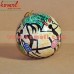 Dance of Tanzania - Holiday Decoration Handmade Hand Painted Paper Mache Ball