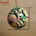 Dance of Tanzania - Holiday Decoration Handmade Hand Painted Paper Mache Ball