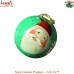 Santa and Xmas Tree - Handmade Hand Painted Holiday Decoration Ball Bauble Hanging Decoration Ornaments