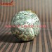 Abstract Artistic Floral Pattern White Color Holiday Decoration Paper Mache Ball