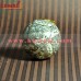 Abstract Artistic Floral Pattern White Color Holiday Decoration Paper Mache Ball