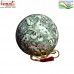 Abstract Artistic Floral Pattern White Color Holiday Decoration Paper Mache Ball