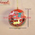 Jungle Life Hand Painted Paper Mache Holiday Decoration Ball Bauble Christmas Tree Hanging Ornaments