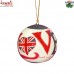 I Love England - Hand Painted Paper Mache Christmas Hanging Baubles Decorations