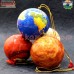 Planets paper mache ball bauble hand painted Christmas Ornament