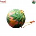 Green Bushes Abstract Green Leaves Hand Painted Eco-friendly Christmas Ornaments Decorations Paper Mache Ball Bauble