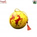 Christmas Bauble Ball - Red Reindeer Paper Mache Hand Painted Christmas Ornament