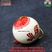 Red Bird Paper Mache Christmas Bauble - Hand Painted Upcycled Christmas Decoration Ornaments