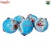 My Friend Santa Hand Painted Ecofriendly Upcycled Paper Mache Bauble Ball Ornament For Christmas Decoration