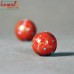 Garden of Cherries - Handmade Cherry Red Hand Painted - Custom Wooden Beads