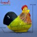 My Morning Alarm - Rooster Shape Paper Mache Hand Painted Trinket Box