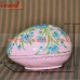 Floral Symmetry in Pink - Easter Egg Shaped Box - Customized Painting Patter and Various Sizes