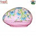 Floral Symmetry in Pink - Easter Egg Shaped Box - Customized Painting Patter and Various Sizes