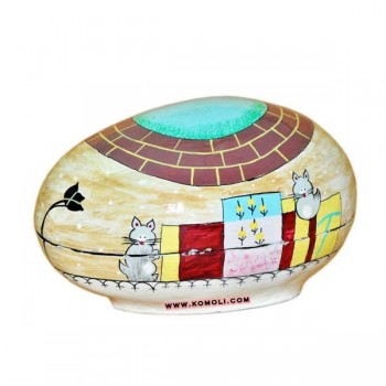 Igloos Home - Egg Shape Paper Mache Hand Painted - Gifting Box