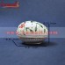 The Green Nature - Cream Color Freehand Painting Pattern on Eco-friendly Paper Mache Egg Box