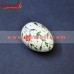 The Green Nature - Cream Color Freehand Painting Pattern on Eco-friendly Paper Mache Egg Box