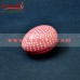 Beauty of Simplicity - Pink Polka Dots Pink Handmade Hand Painted Paper Mache Easter Egg Box