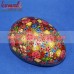 Bouquet of Flowers - Handpainted Multi Color Floral Pattern on Paper Mache Egg Box