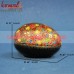 Bouquet of Flowers - Handpainted Multi Color Floral Pattern on Paper Mache Egg Box