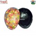 Bouquet of Flowers - Handpainted Multi Color Floral Pattern on Paper Mache Egg Box