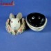 Impeccant Rabbit - Custom Painted Paper Mache Candy Keepsake Box