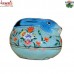 Soothing Sky Blue Rabbit Shaped Paper Mache Hand Painted Custom Designed Keepsake Box