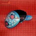Turtle Shaped Hand Painted Paper Mache Box - Sky Blue Motif - Custom Motifs Available
