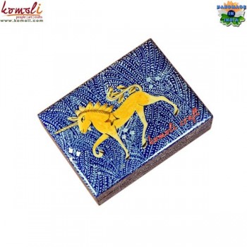 Perfect Stroke - Painting of Horse on Small Wooden - Hand Painted Wedding Favor Box