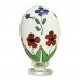 Beauty of Flowers Hand Painted Decorative Wooden Easter Egg
