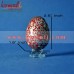 Hand Painted Colorful Chinar Pattern on Multi-Color Decorative Wooden Easter Decoration Egg