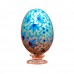 Hand Painted Colorful Chinar Pattern on Multi-Color Decorative Wooden Easter Decoration Egg