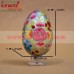 Silver Color Glittering Hand Painted Decorative Wooden Easter Egg Decoration Gifts