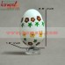 Flower on White Wooden Hand Painted Decorative Easter Egg