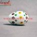 Flower on White Wooden Hand Painted Decorative Easter Egg