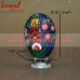 Multi Color Floral Pattern Hand Painted Decorative Wooden Easter Theme Eggs - Customized Colors