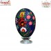 Multi Color Floral Pattern Hand Painted Decorative Wooden Easter Theme Eggs - Customized Colors